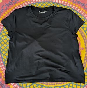 Under Armour SET Of 2 Motion Black Cap Sleeve T-Shirt L